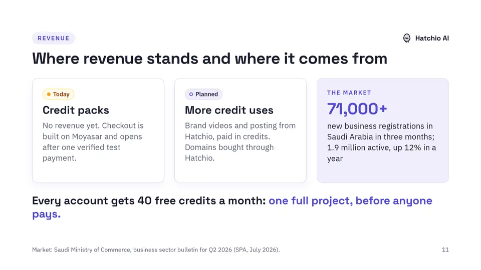 Slide 11 of 15: Where revenue stands and where it comes from